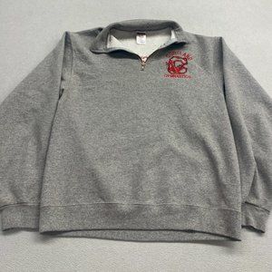 Vintage Cortland Gymnastics Gray Sweatshirt On Jerzees Super Sweats Tag